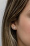 Heliophilia Silver Pendientes de Plata de Ley 925 con Baño de Oro Rosa y Circón